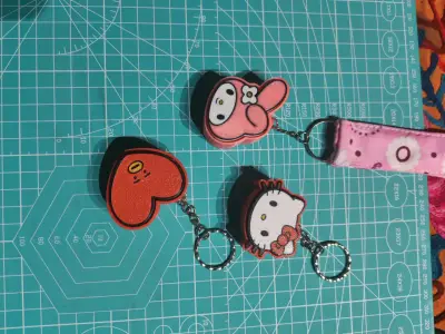 Llavero de personajes variados - miniatura 5