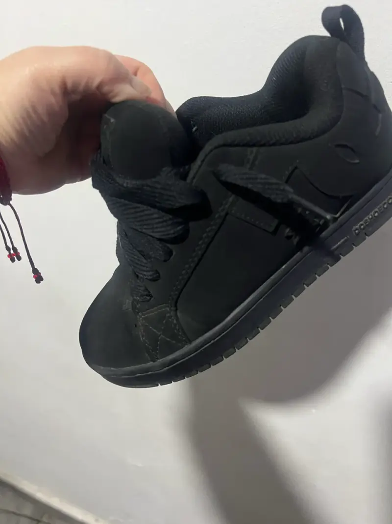 Zapatillas DC Court Graffik negras talla 4 - 3