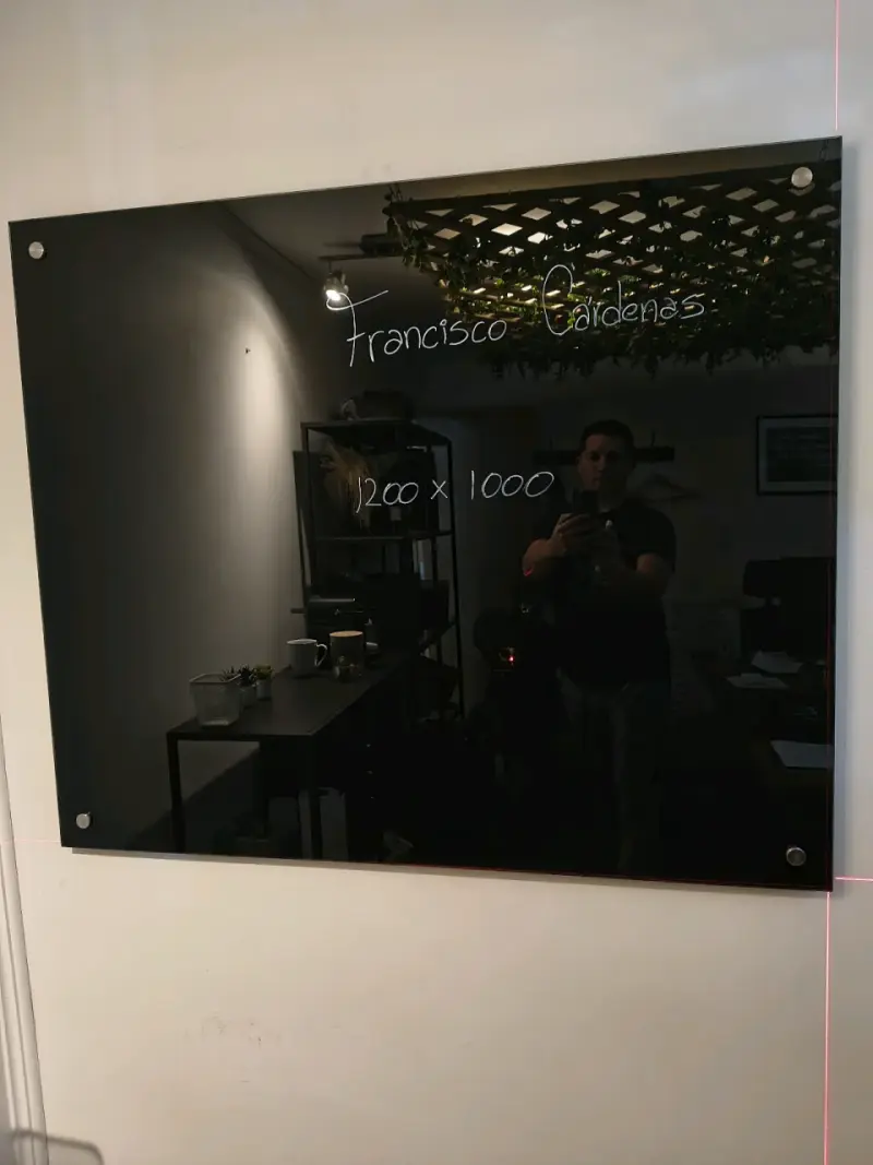 Pizarra de vidrio para oficina o sala de reuniones - 5
