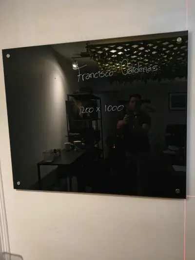 Pizarra de vidrio para oficina o sala de reuniones - miniatura 5