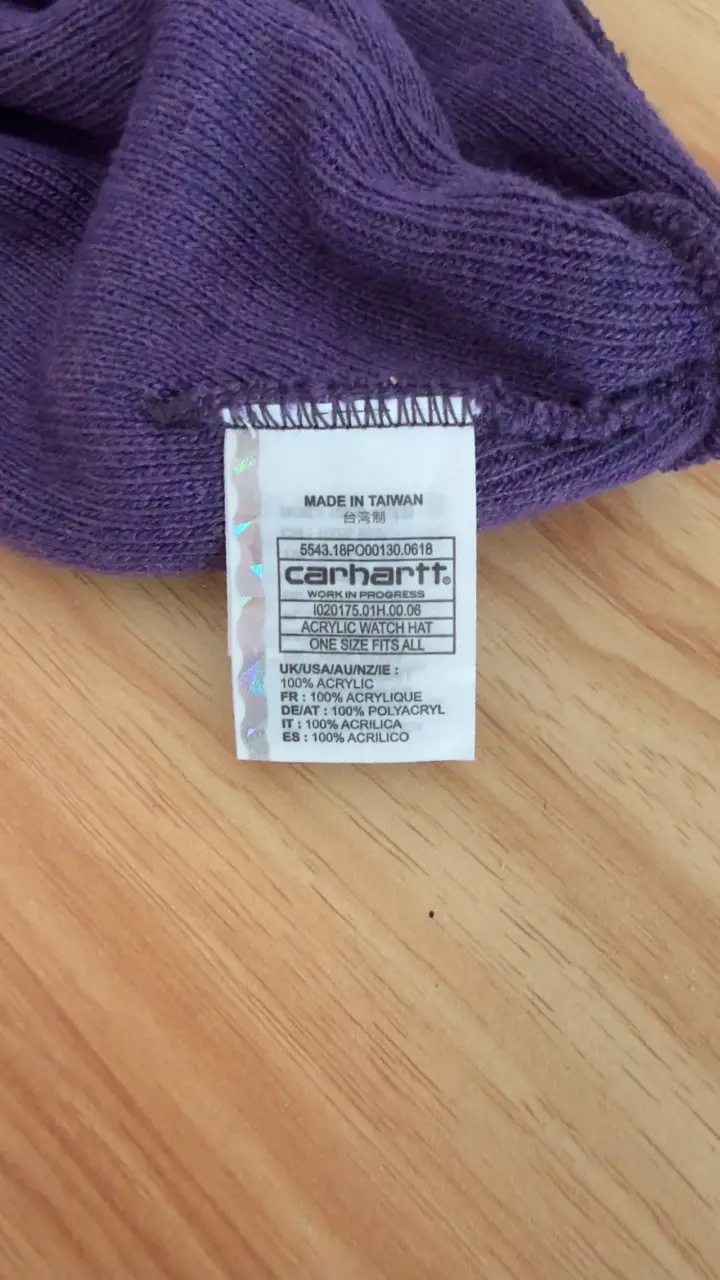 Gorro de lana morado Carhartt - 2