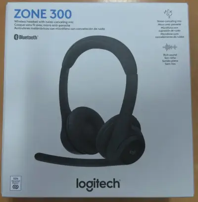 Auriculares Logitech Zone 300 con Bluetooth y micrófono - miniatura 2