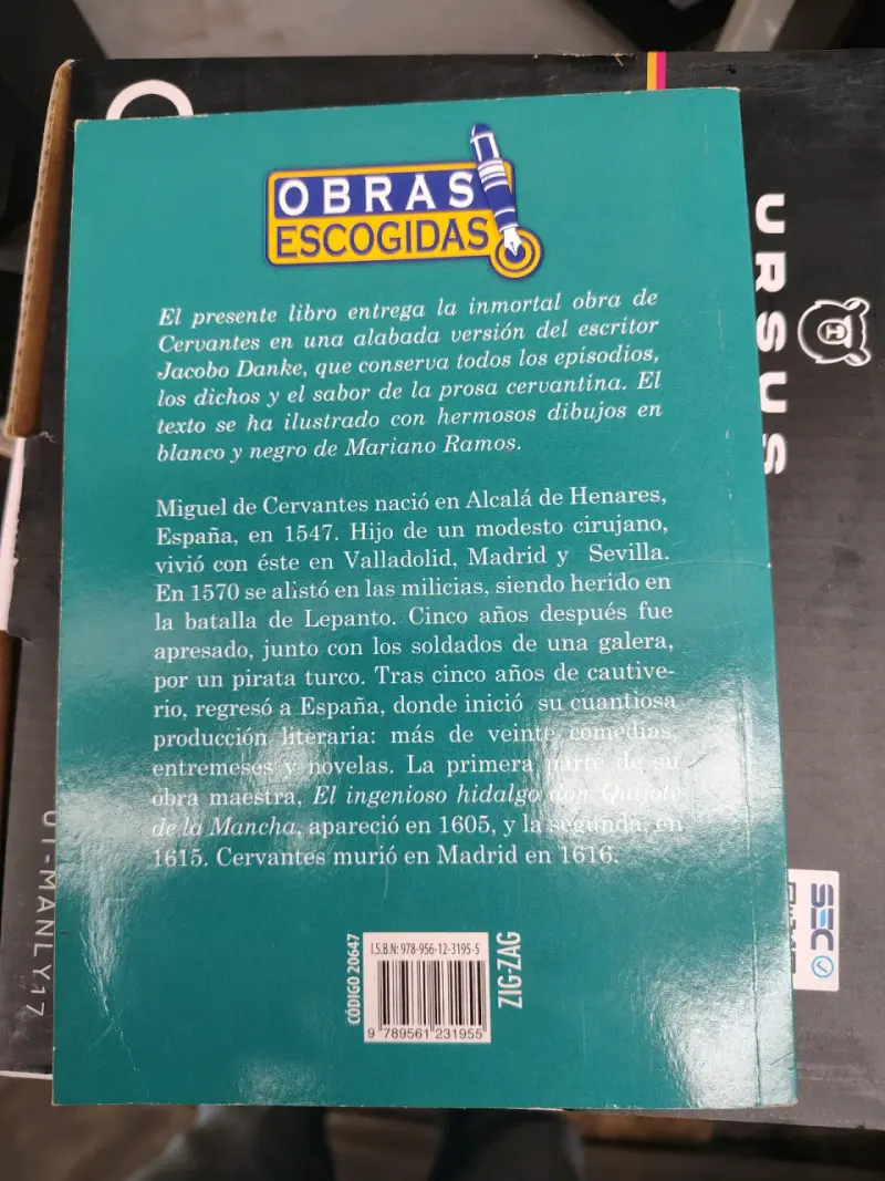 Libro Don Quijote de la Mancha Zig-Zag - 2