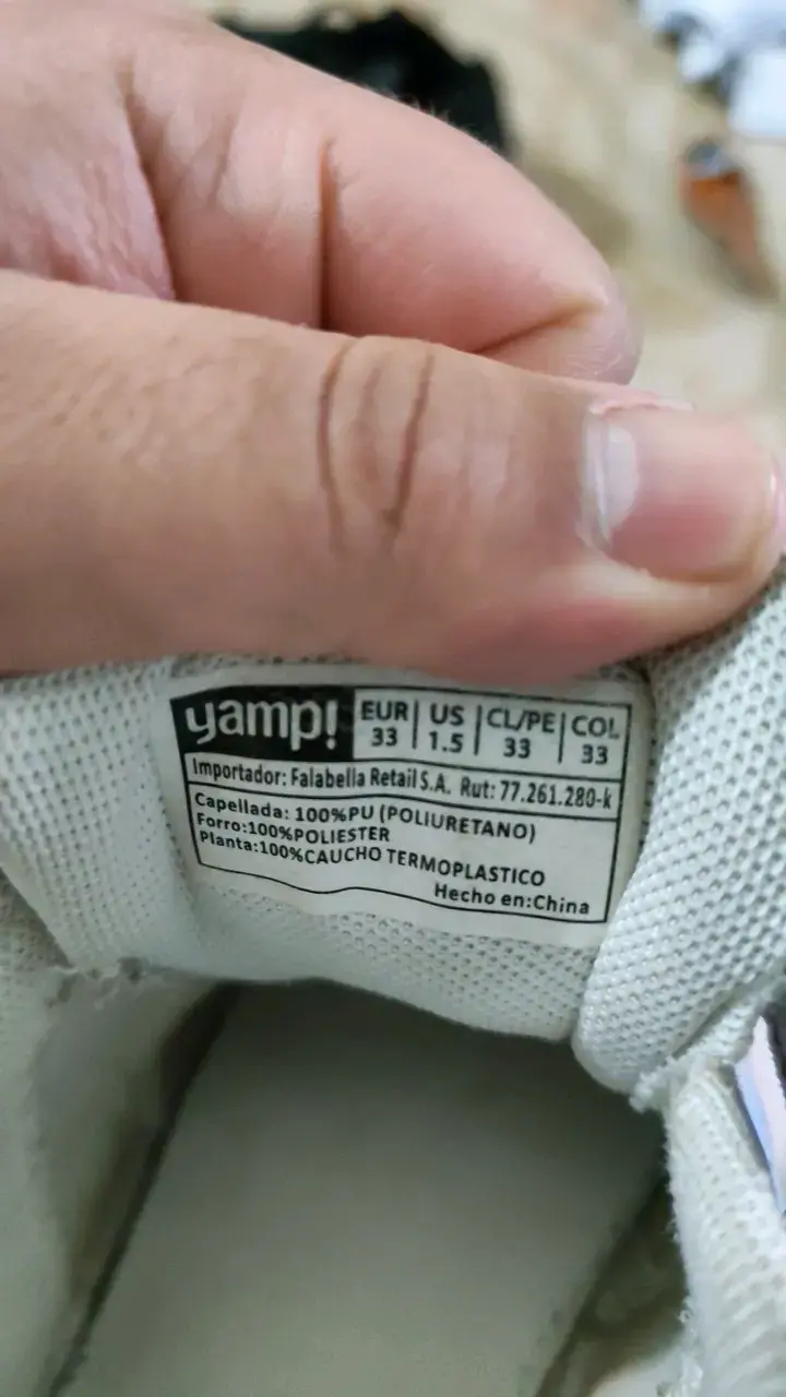 Zapatillas infantiles Yamp multicolor con velcro - 2