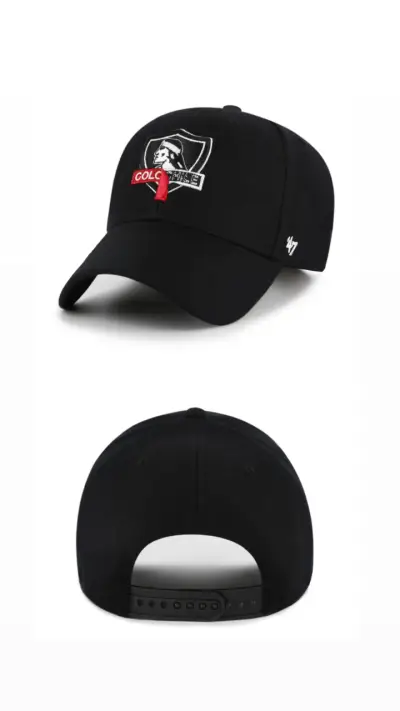 Gorra Colo-Colo Negra y Roja - miniatura 1