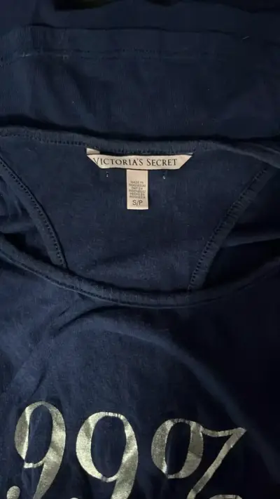 Polera sin mangas azul Victoria's Secret - miniatura 2