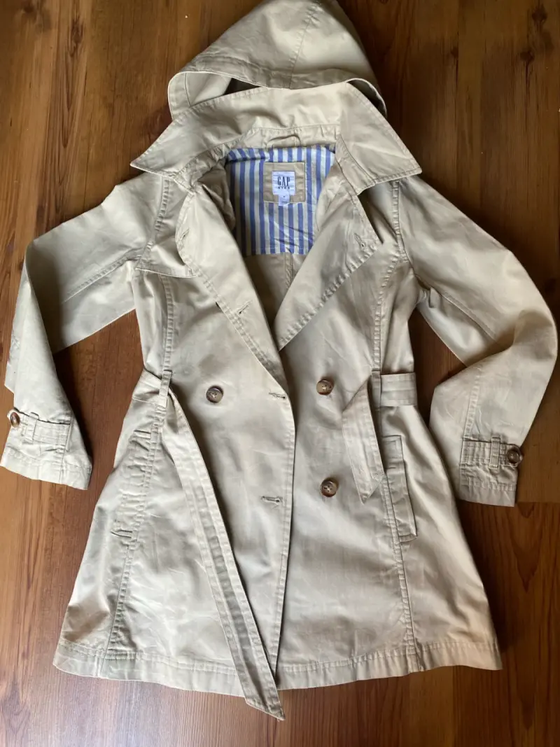 Trench coat beige GAP niño (a) - 4