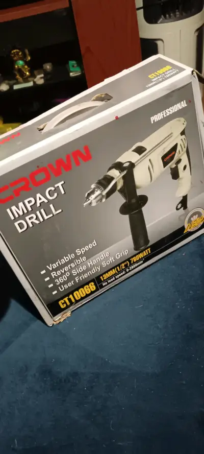 Taladro de impacto Crown con velocidad variable - miniatura 3