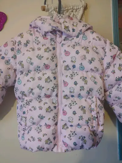 Chaqueta acolchada infantil Baby Harvest floral - miniatura 1