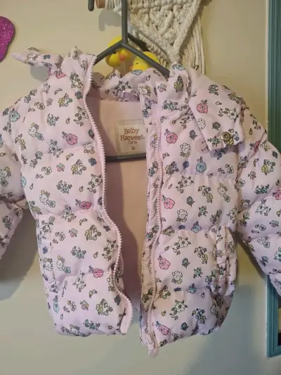 Chaqueta acolchada infantil Baby Harvest floral - miniatura 2