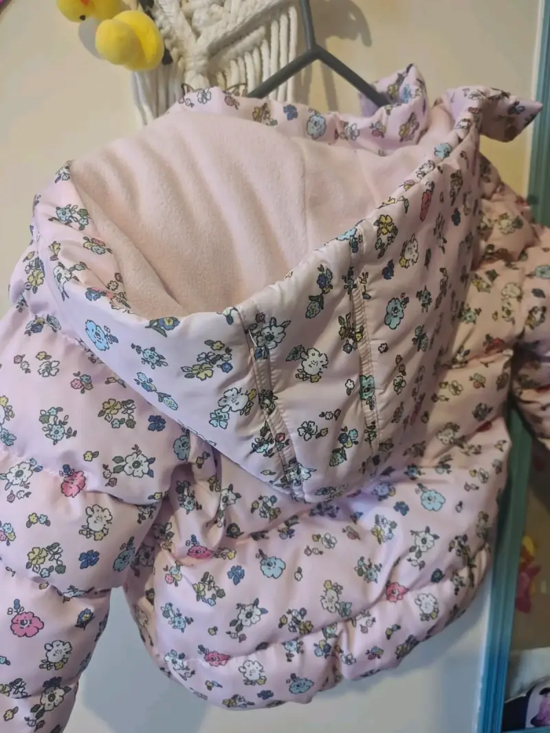 Chaqueta acolchada infantil Baby Harvest floral - 3