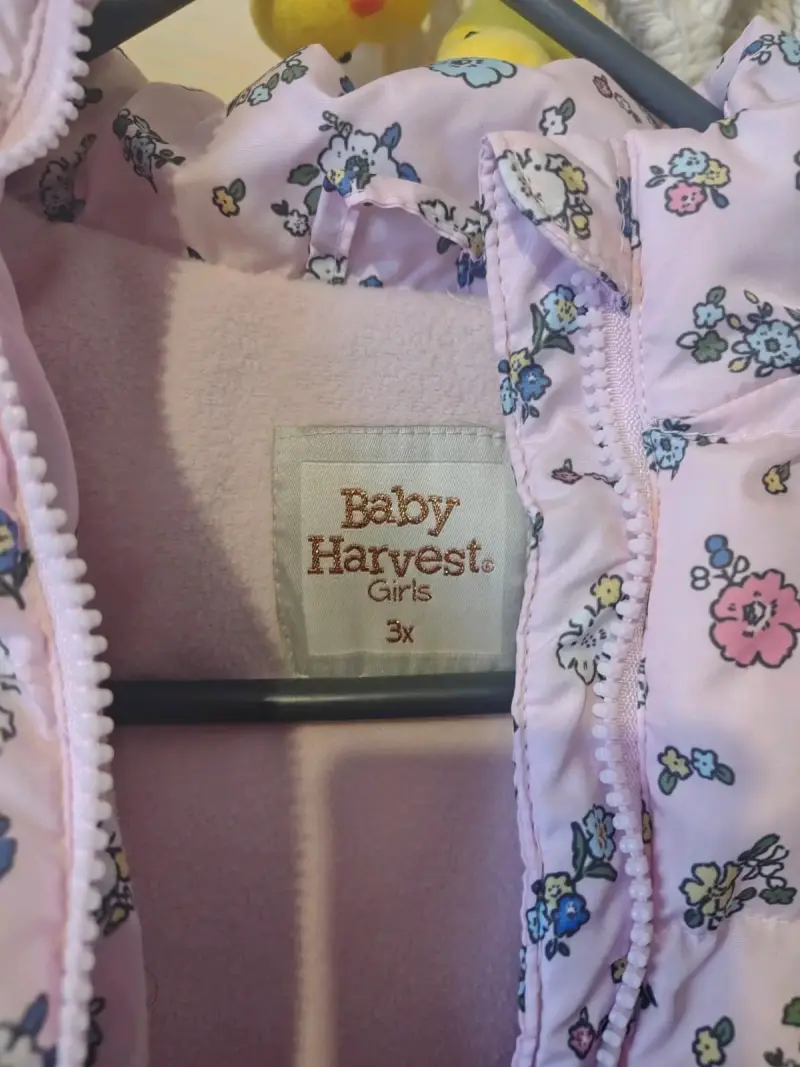 Chaqueta acolchada infantil Baby Harvest floral - 4