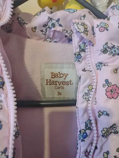Chaqueta acolchada infantil Baby Harvest floral - miniatura 4