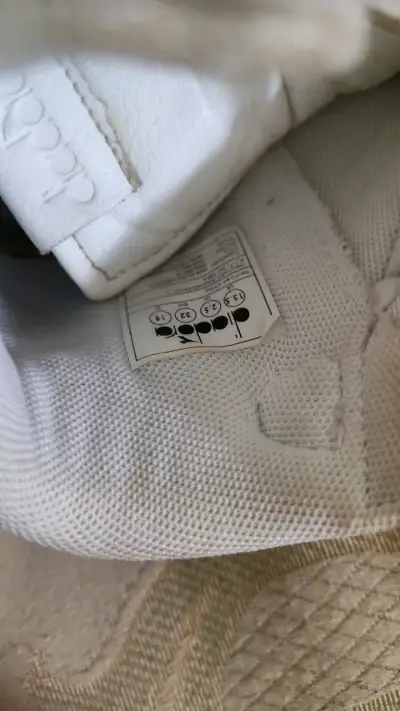 Zapatillas altas blancas de cuero Diadora - miniatura 4