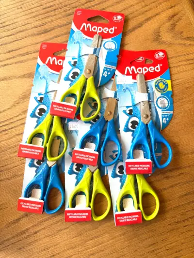 Pack x7 Tijeras escolares Maped 13 cm - miniatura 1
