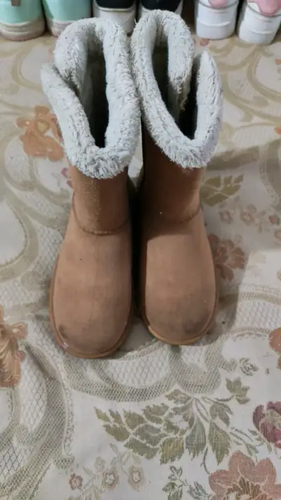 Botas de invierno con forro polar para mujer - miniatura 1
