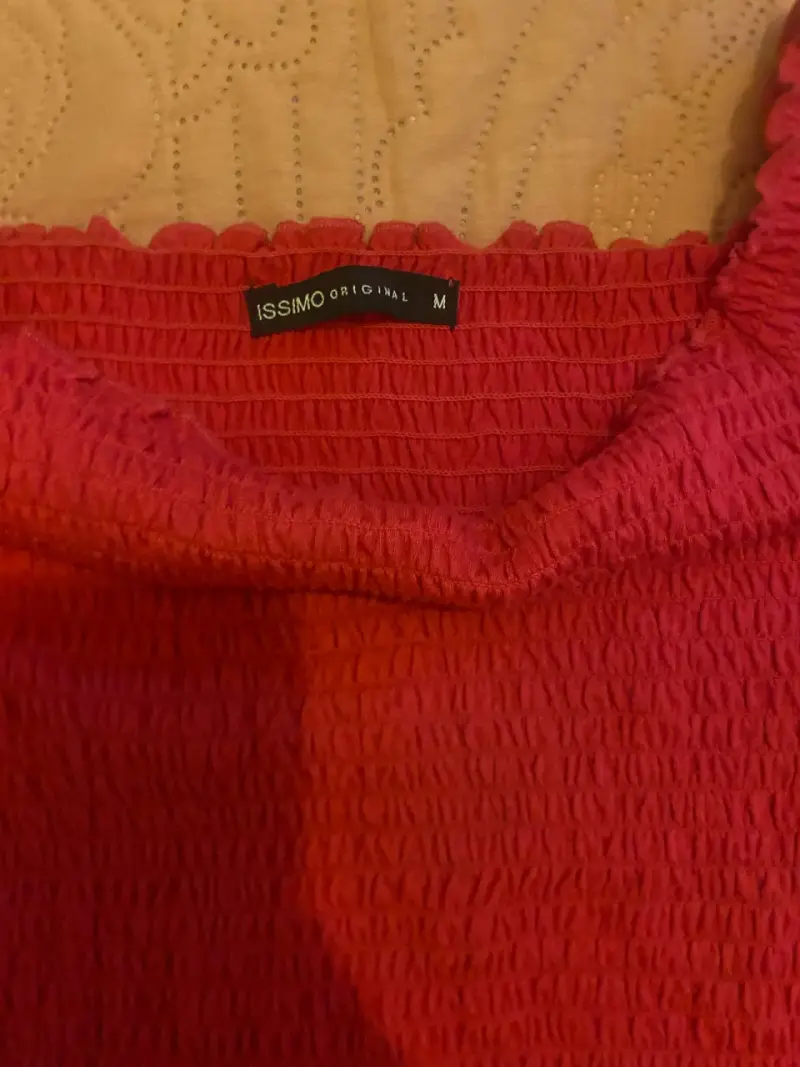 Top rojo de mujer Issimo talla M - 2