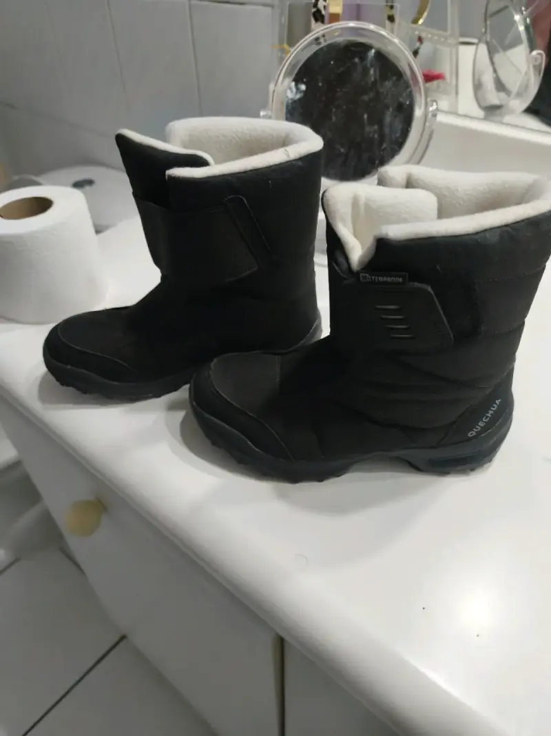 Botas de invierno negras para niños - 4
