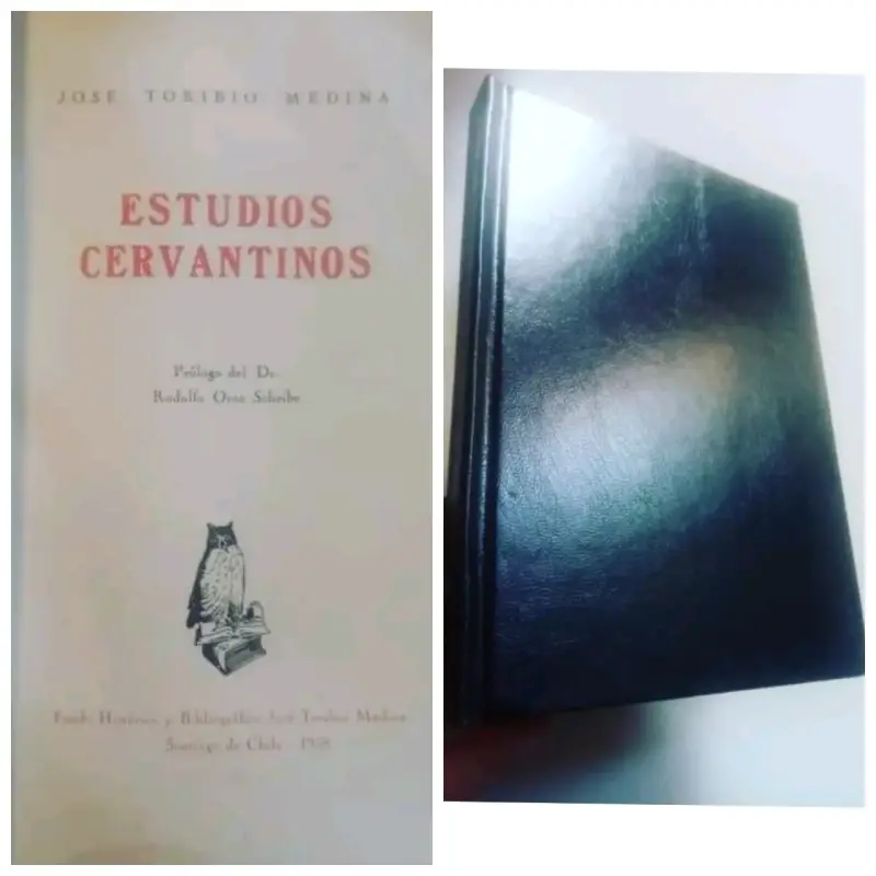 Libro 'Estudios Cervantinos' de José Toribio Medina