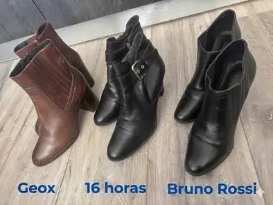 ¡LIQUIDACIÓN DE BOTINES DE CUERO LEGÍTIMO – SÓLO - miniatura 2