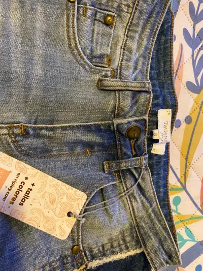 Jeans de mezclilla Tatienne con franjas laterales - miniatura 3