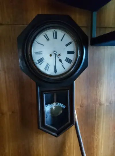 Reloj de Pared Antiguo Regulador - miniatura 2