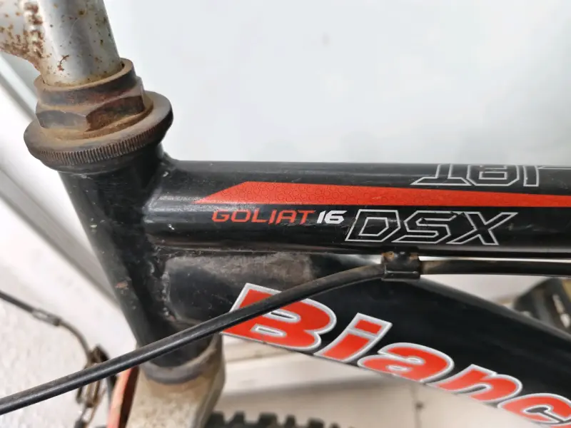 Bicicleta infantil Bianchi Goliat 16 DSX negra - 4