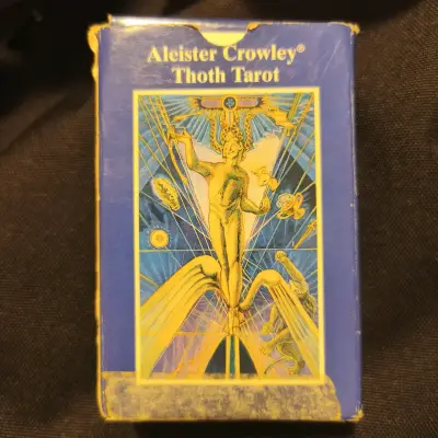 Tarot Aleister Crowley Thoth en buen estado - miniatura 1