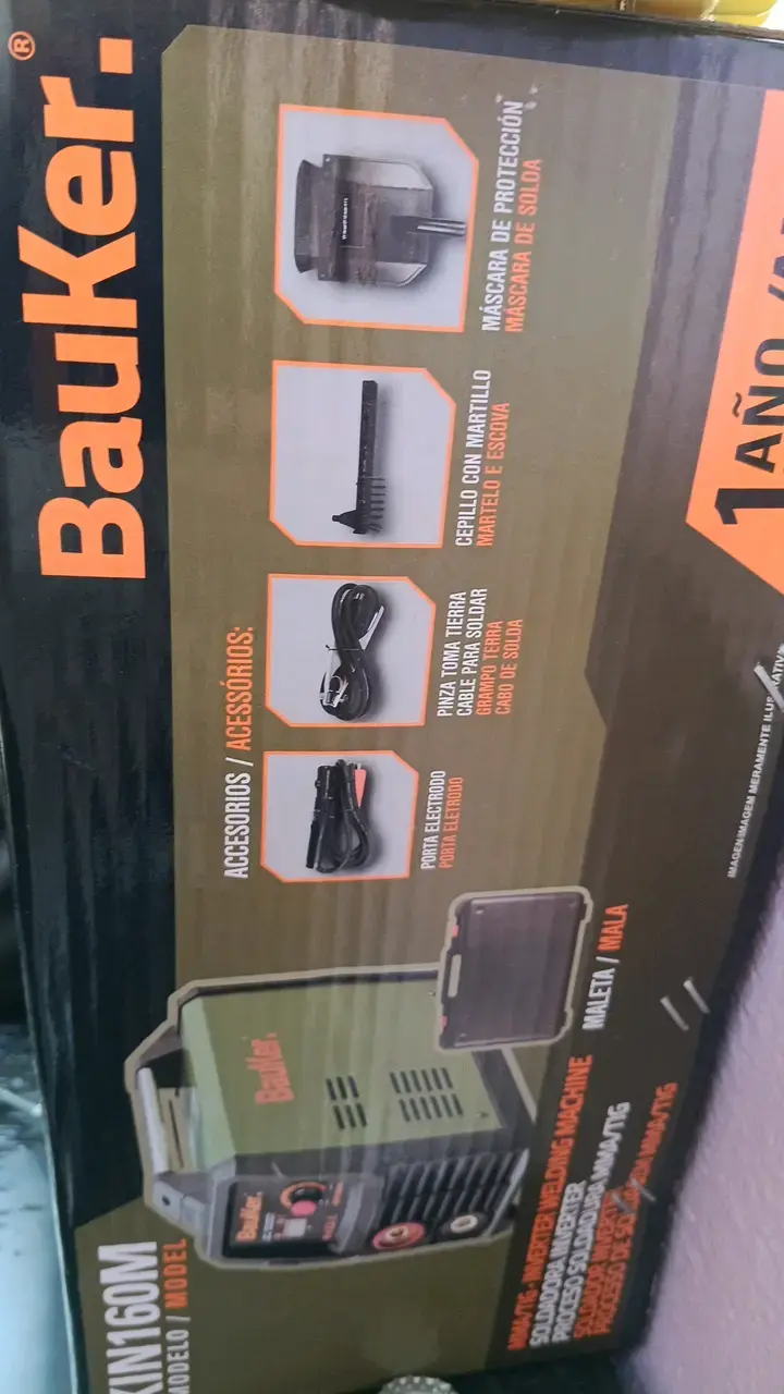 Máquina de Soldar Inverter Bauker KIN160M - 2