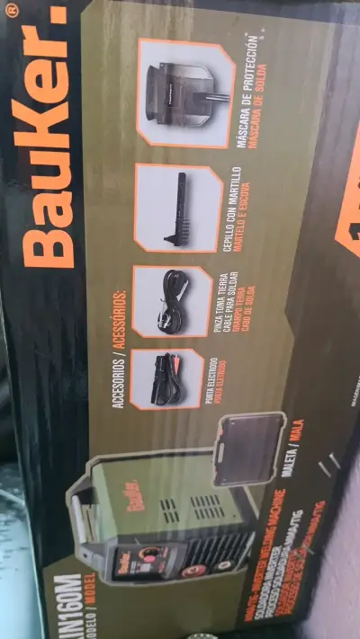 Máquina de Soldar Inverter Bauker KIN160M - miniatura 3