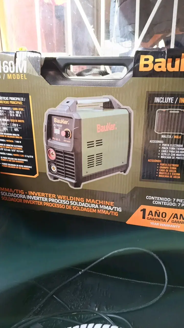 Máquina de Soldar Inverter Bauker KIN160M - 4