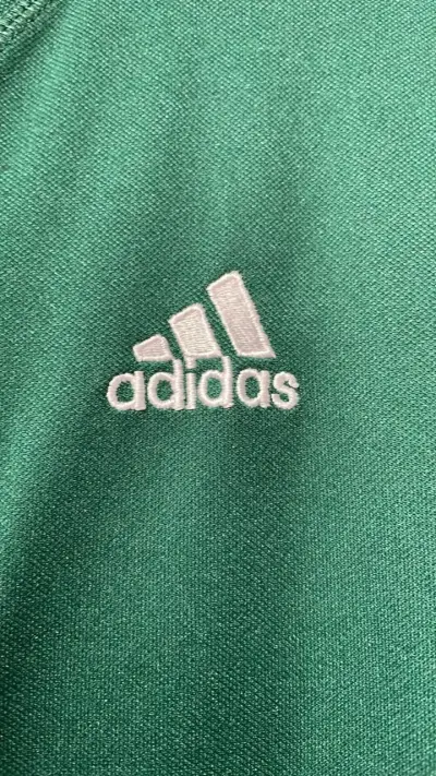 Chaqueta deportiva Adidas verde y negra - miniatura 3
