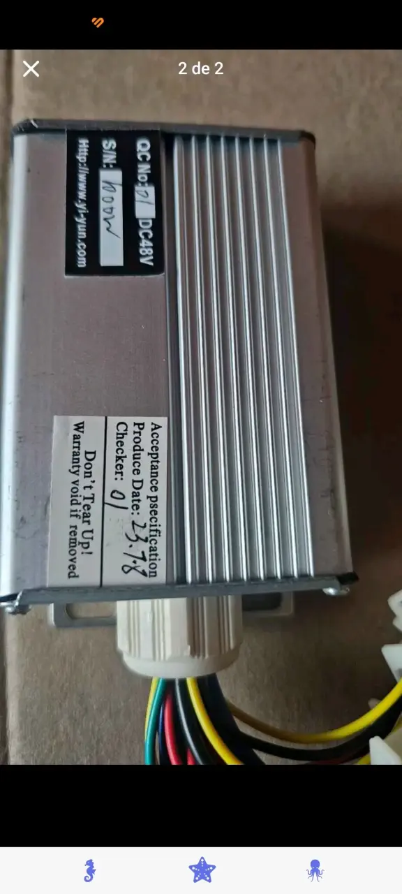 Controlador de Motor Eléctrico 48V (Nuevo) - 2