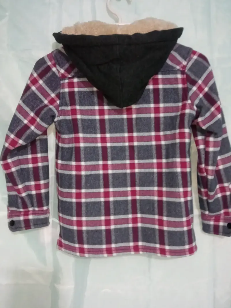 Chaqueta de franela con capucha para niño - 2