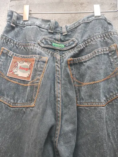 Jeans vintage azul desgastado para hombre - miniatura 3
