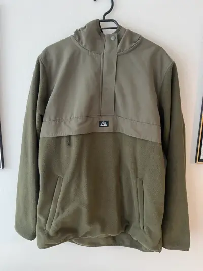Chaqueta polar verde con capucha Quiksilver - miniatura 1