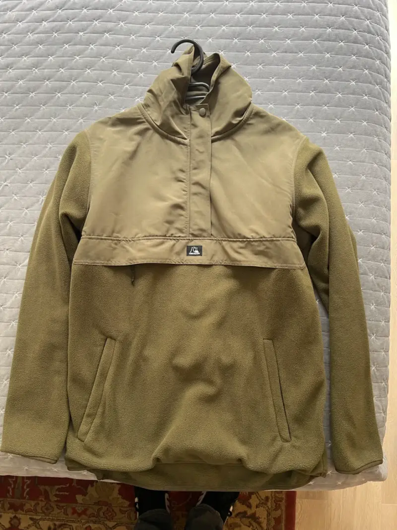 Chaqueta polar verde con capucha Quiksilver - 2
