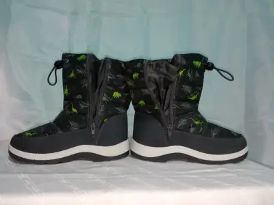 Botas de invierno para niños, diseño de dinosaur - miniatura 3