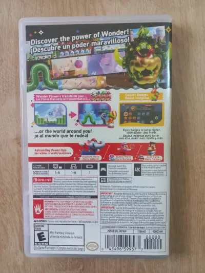 Juego Super Mario Bros Wonder para Nintendo Switch - miniatura 3