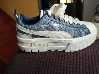 Zapatillas deportivas Puma denim blanco - miniatura 1
