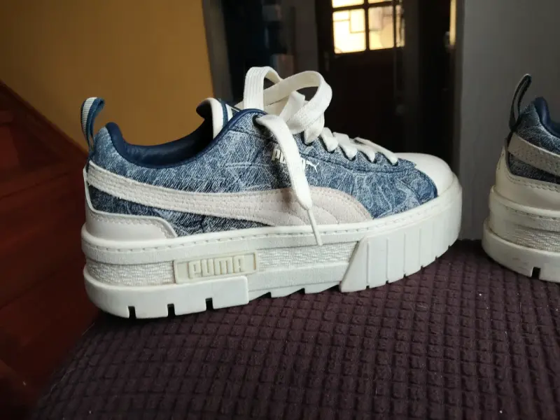 Zapatillas deportivas Puma denim blanco - 2