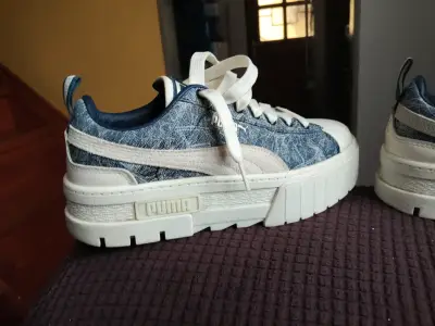Zapatillas deportivas Puma denim blanco - miniatura 2