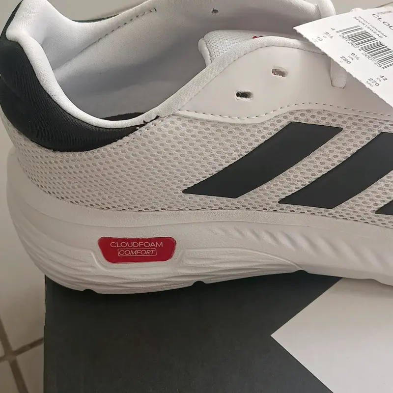 Zapatillas deportivas Adidas blancas con negro - 5