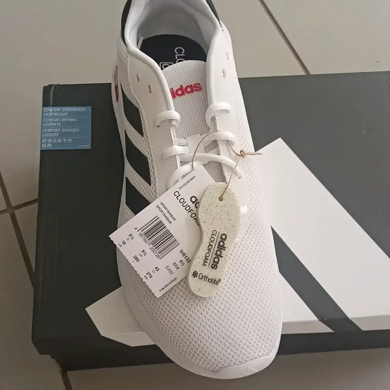 Zapatillas deportivas Adidas blancas con negro - 6