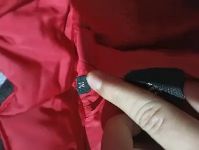 Chaqueta bomber roja para hombre Boody - miniatura 3