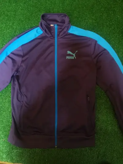 Chaqueta deportiva Puma azul y morado - miniatura 1