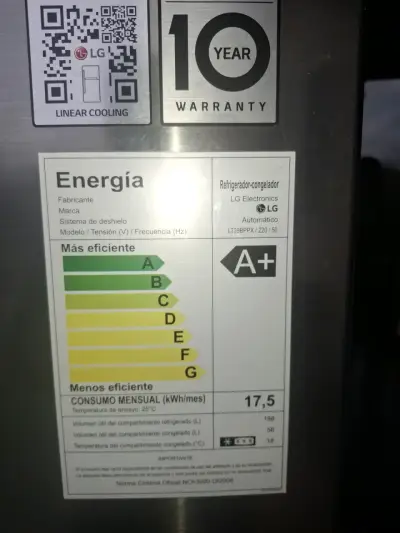Refrigerador LG Inverter Linear - miniatura 2