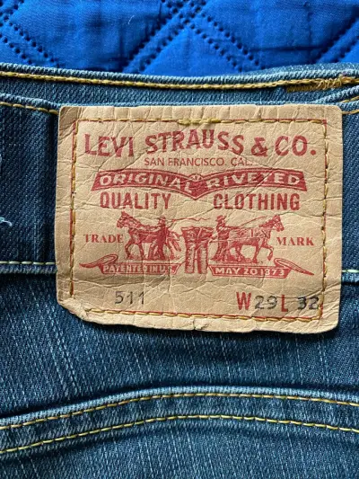 Jeans Levi's 511 Slim Fit Azul Talla W29 L32 - miniatura 1
