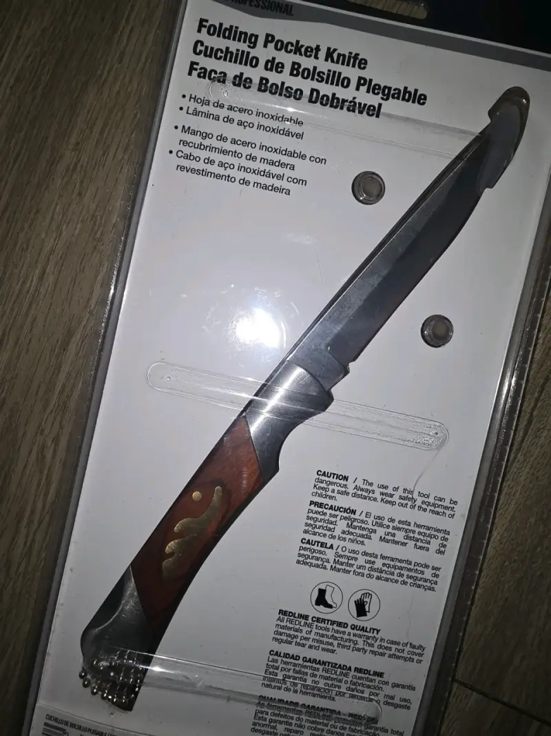 Cuchillo de Bolsillo Plegable Redline Profesional - 5