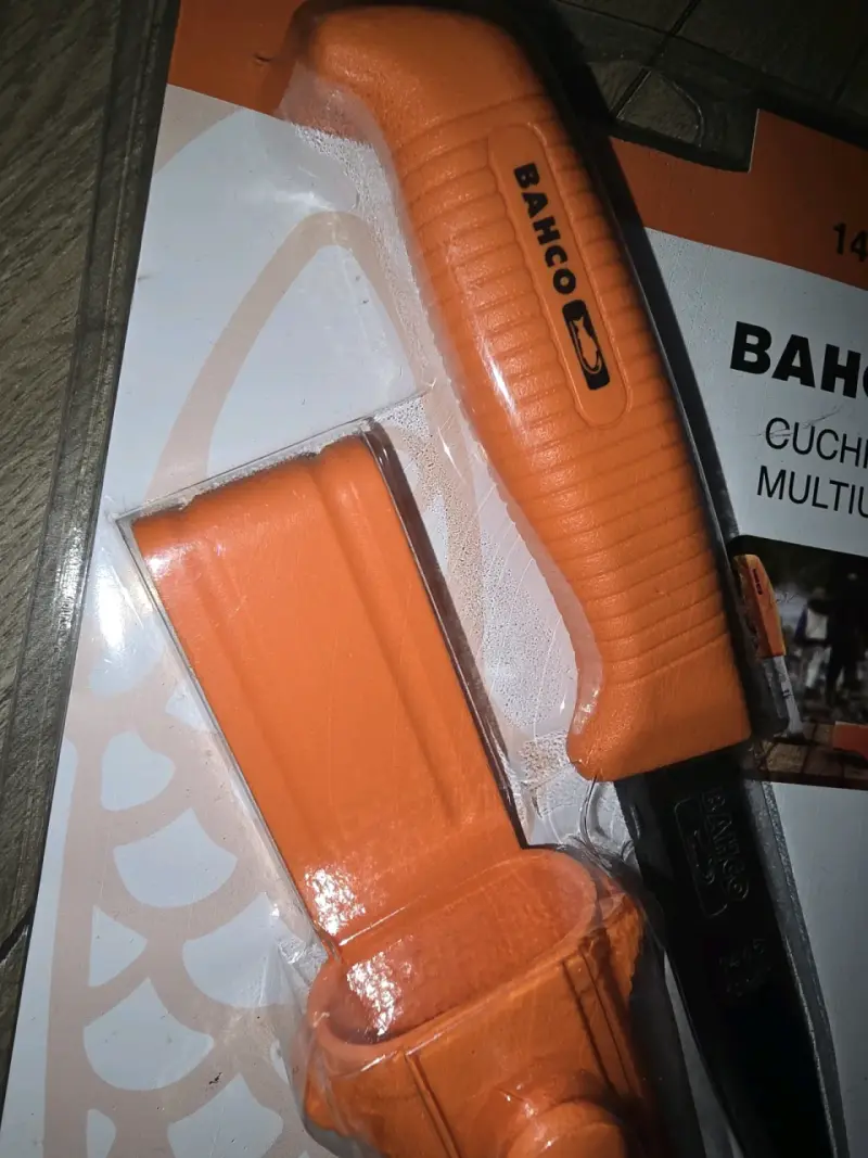 Cuchillo multiuso Bahco con funda naranja - 6